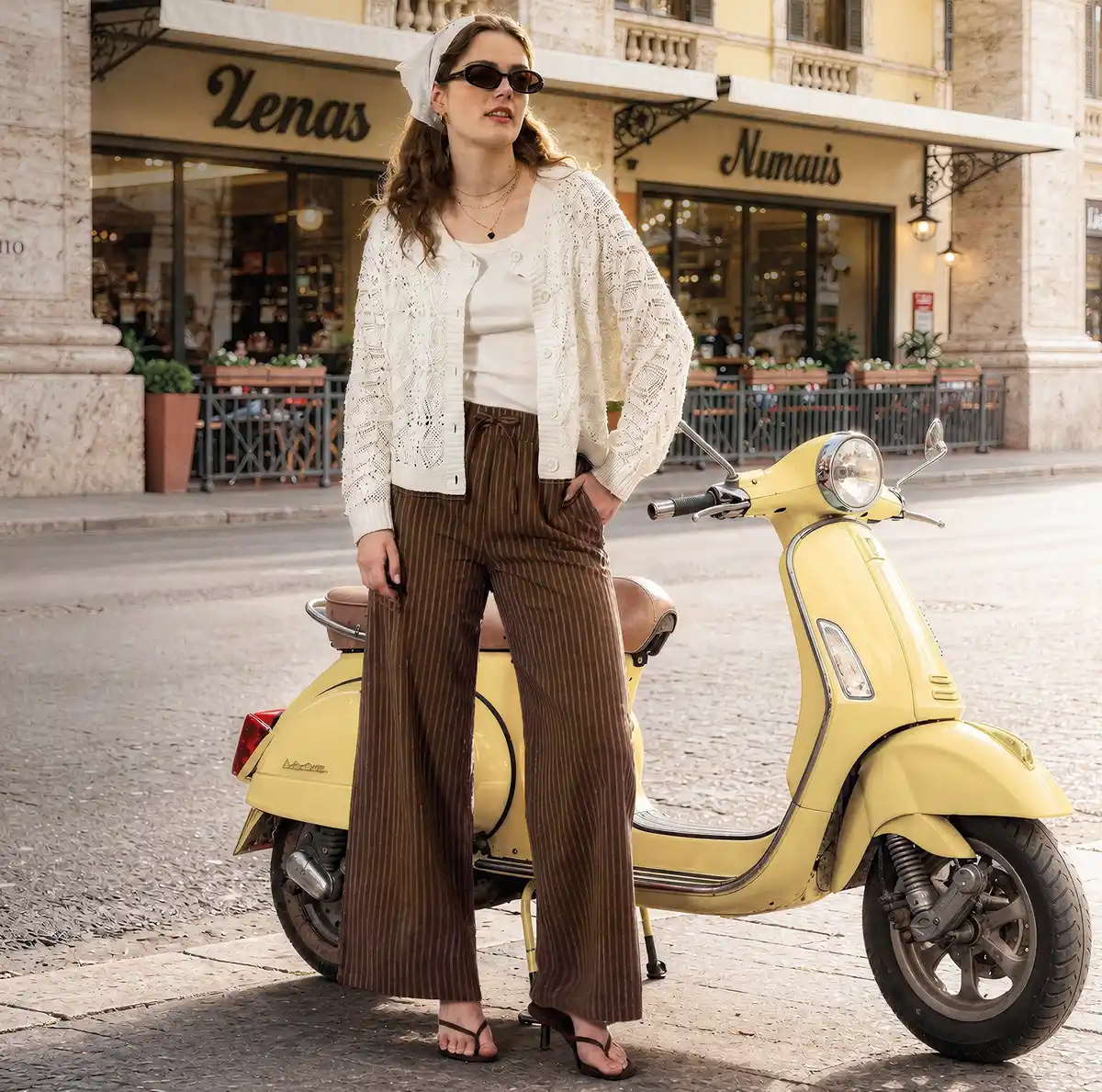 Bild 1 von Damen-Hose mit Nadelstreifen