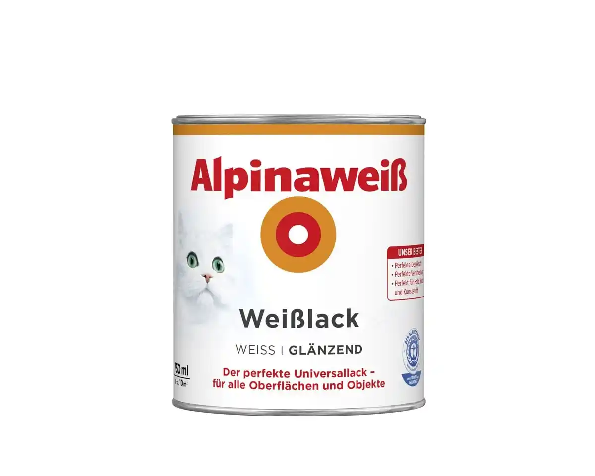 Bild 1 von Alpinaweiß Weißlack 750 ml alpinaweiß glänzend