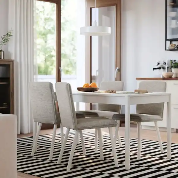 Bild 3 von TONSTAD Stuhl, Viarp beige/braun/elfenbeinweiß