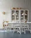 Bild 2 von NORDVIKEN / NORDVIKEN Tisch und 6 Stühle, weiß/weiß, 210/289x105 cm