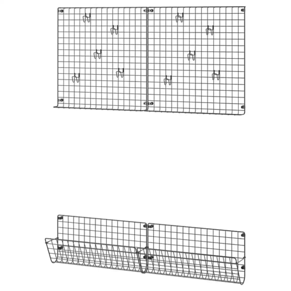 Bild 1 von GREJIG Flur-Set, 4-tlg., grau