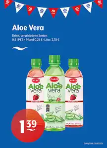 Aloe Vera Drink verschiedene Sorten