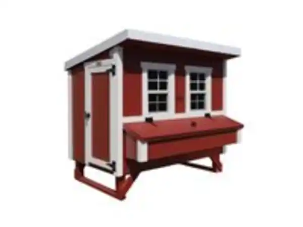 Bild 3 von Großer Hühnerstall EZ Chicken Home 2,85m² Rot hergestellt in EU