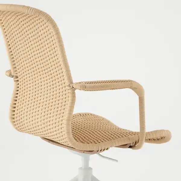 Bild 3 von LISABO / STIGBYGEL Schreibtisch und Stuhl, Eschenfurnier beige/weiß