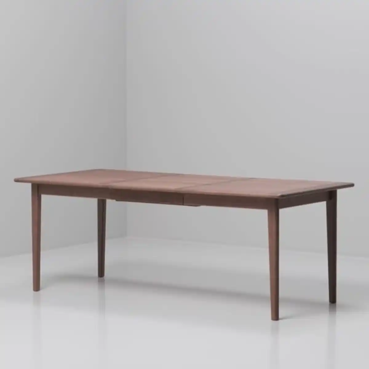 Bild 2 von SKANSNÄS / LILLÅNÄS Tisch und 4 Stühle, braun Buche/verchromt Gunnared dunkelgrau, 150/205 cm