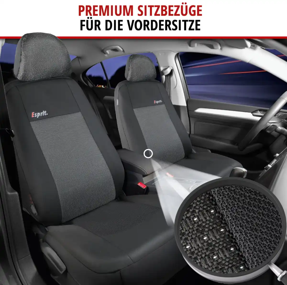 Bild 4 von Autositzbezug Esprit Coll. Premium Zipp-It - schwarz