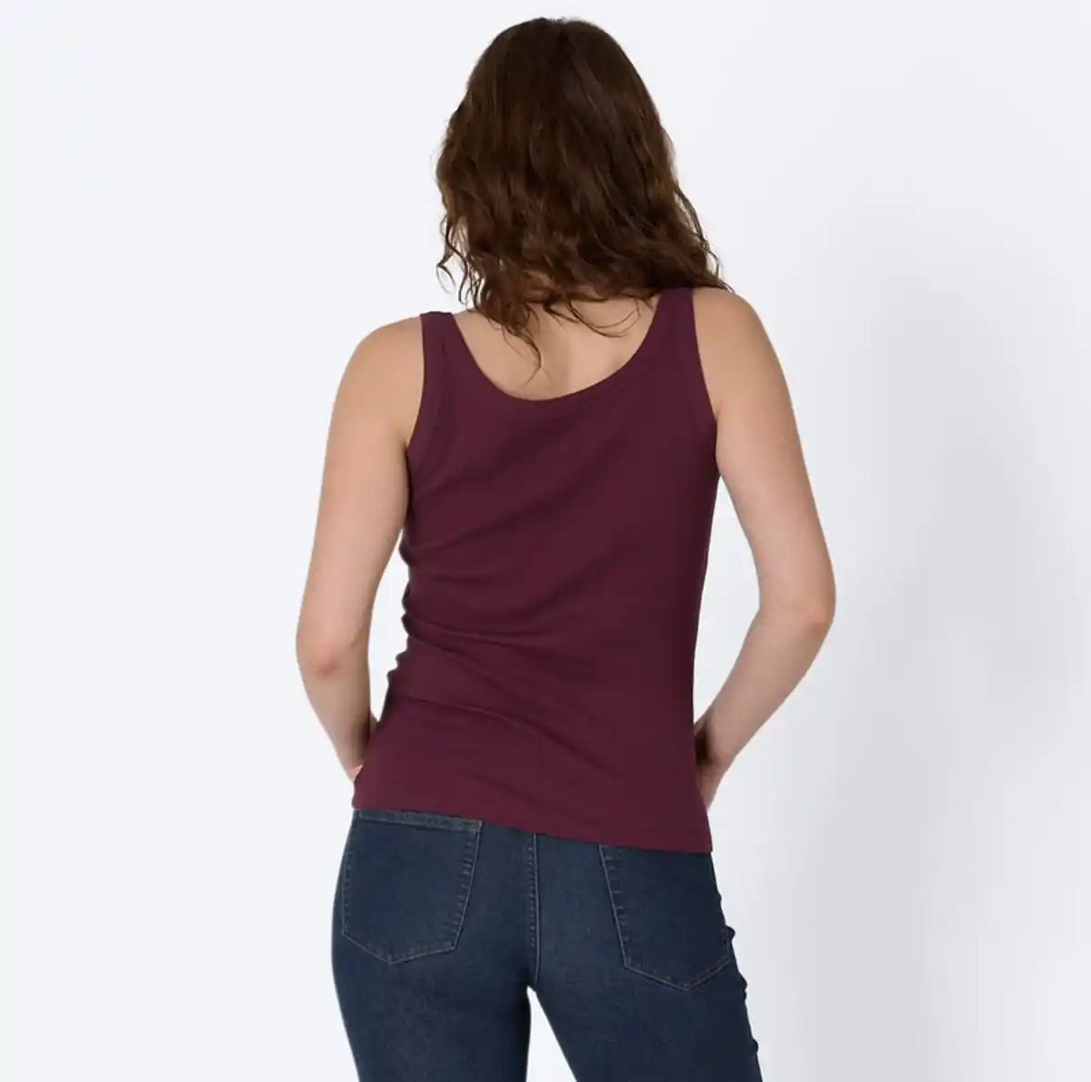 Bild 4 von Damen-Top mit Rippstruktur
