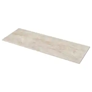 MÖCKLARP Maßarbeitsplatte, poliert beige/braun/marmoriert Porzellankomposit, 1 m²x2.0 cm