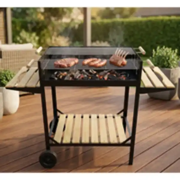 Bild 3 von Holzkohle BBQ Grill, ca. 126 x 50 cm 