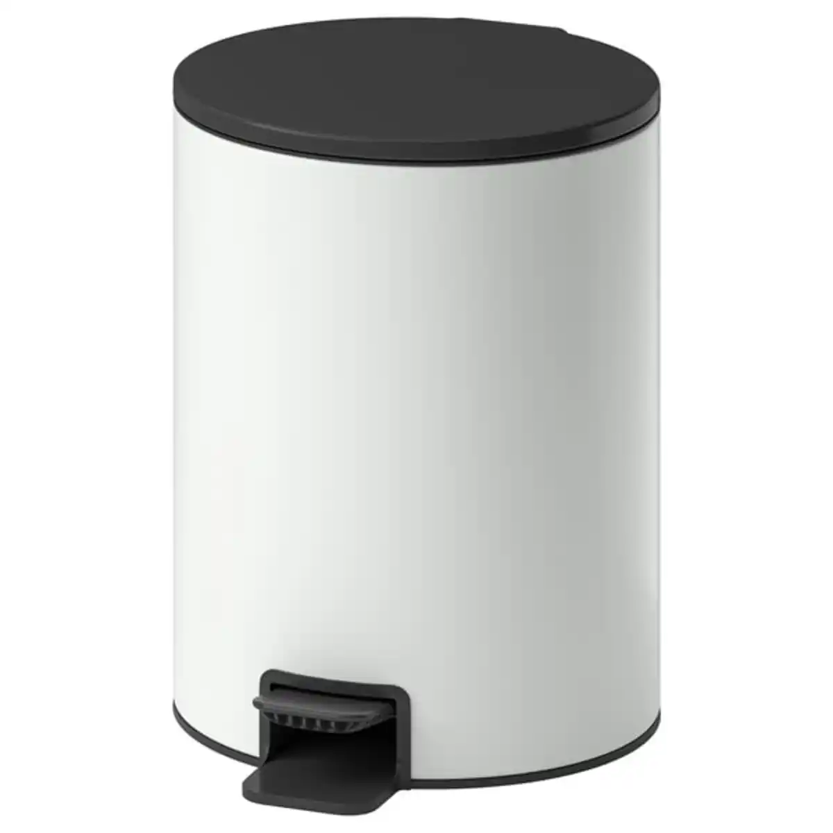 Bild 1 von TURRIDNING Treteimer, weiß/anthrazit, 9 l
