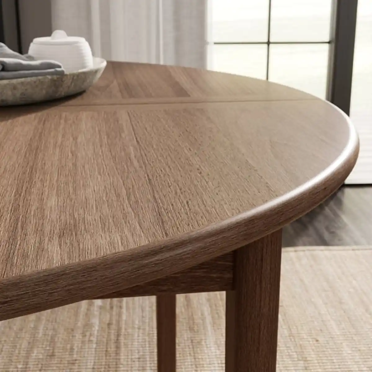 Bild 4 von SKANSNÄS / LUSTEBO Tisch und 4 Stühle, braun Buche/Viarp beige/braun, 115/170 cm