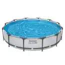 Bild 3 von BESTWAY Rundpool »Steel Pro Max™«, grau, ØxH: 366 x 76 cm