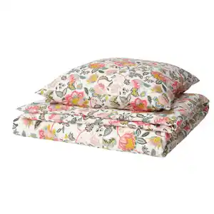 DAGGSALVIA Bettwäsche-Set, 2-teilig, bunt/Blumenmuster, 140x200/80x80 cm