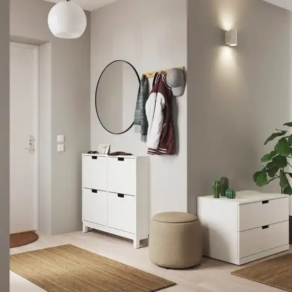 Bild 2 von STÄLL / NORDLI Flur-Set, 2-tlg., weiß