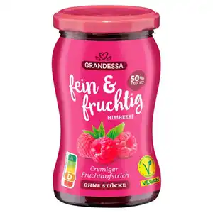 GRANDESSA Fruchtaufstrich Fein & Fruchtig 300 g, Himbeere