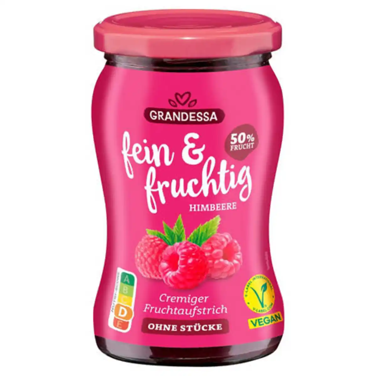 Bild 1 von GRANDESSA Fruchtaufstrich Fein & Fruchtig 300 g, Himbeere