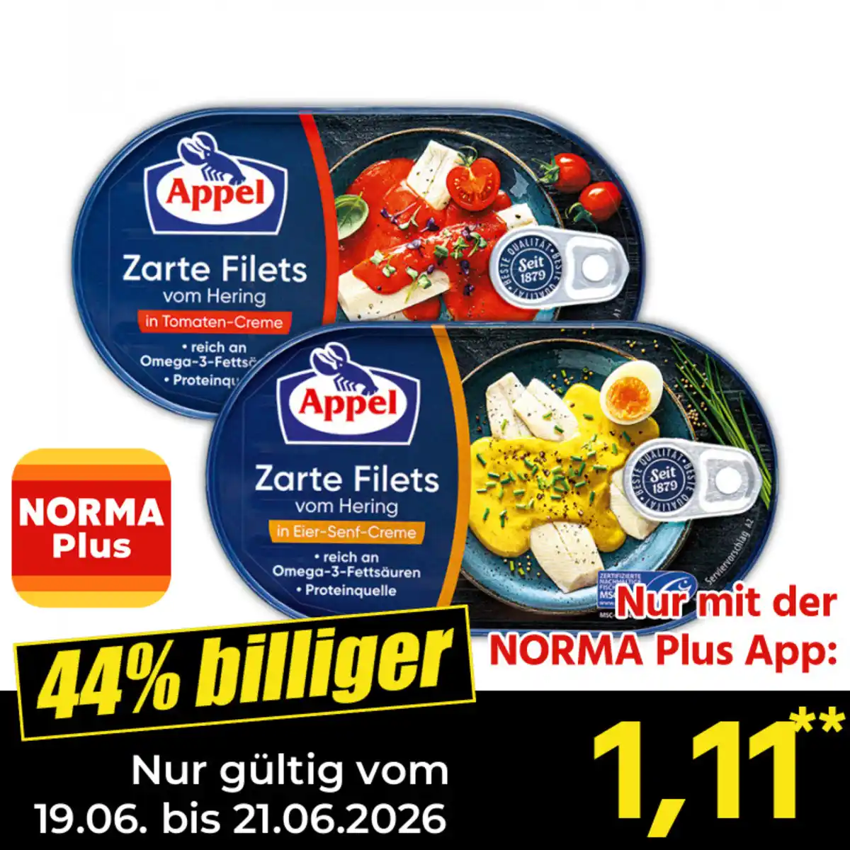 Bild 1 von Appel Herings-Filets