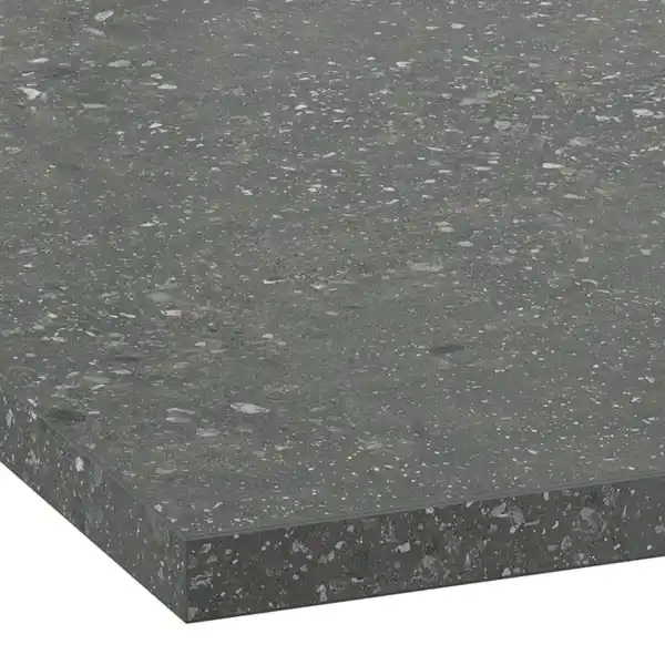 Bild 2 von EKBACKEN Maßarbeitsplatte, grau Terrazzomuster/Laminat, 45.1-63.5x2.8 cm