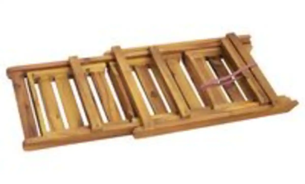 Bild 4 von Klappbare Blumentreppe , Akazienholz , ca. 65 x 40 x 80 cm  - Braun