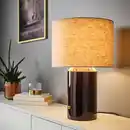 Bild 2 von HALGATT Tischleuchte, dimmbar beige/braun Keramik, 49 cm