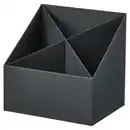 Bild 1 von FJÄDERHARV Schreibutensilienfach, anthrazit, 16x16 cm