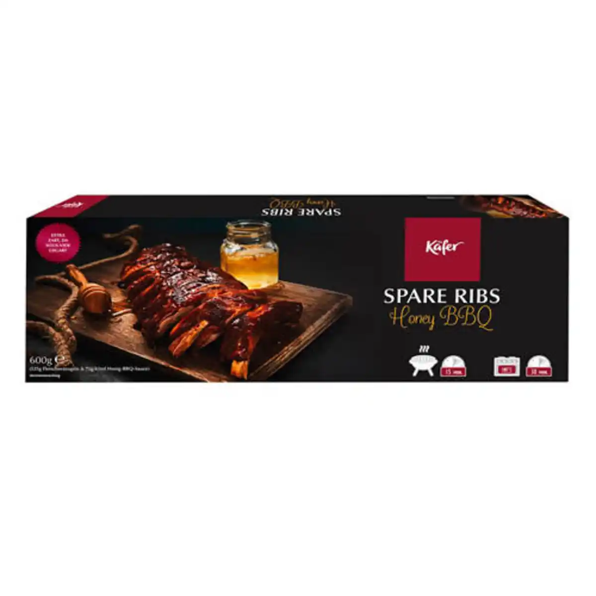 Bild 1 von KÄFER Spare Ribs 600 g, Honey BBQ
