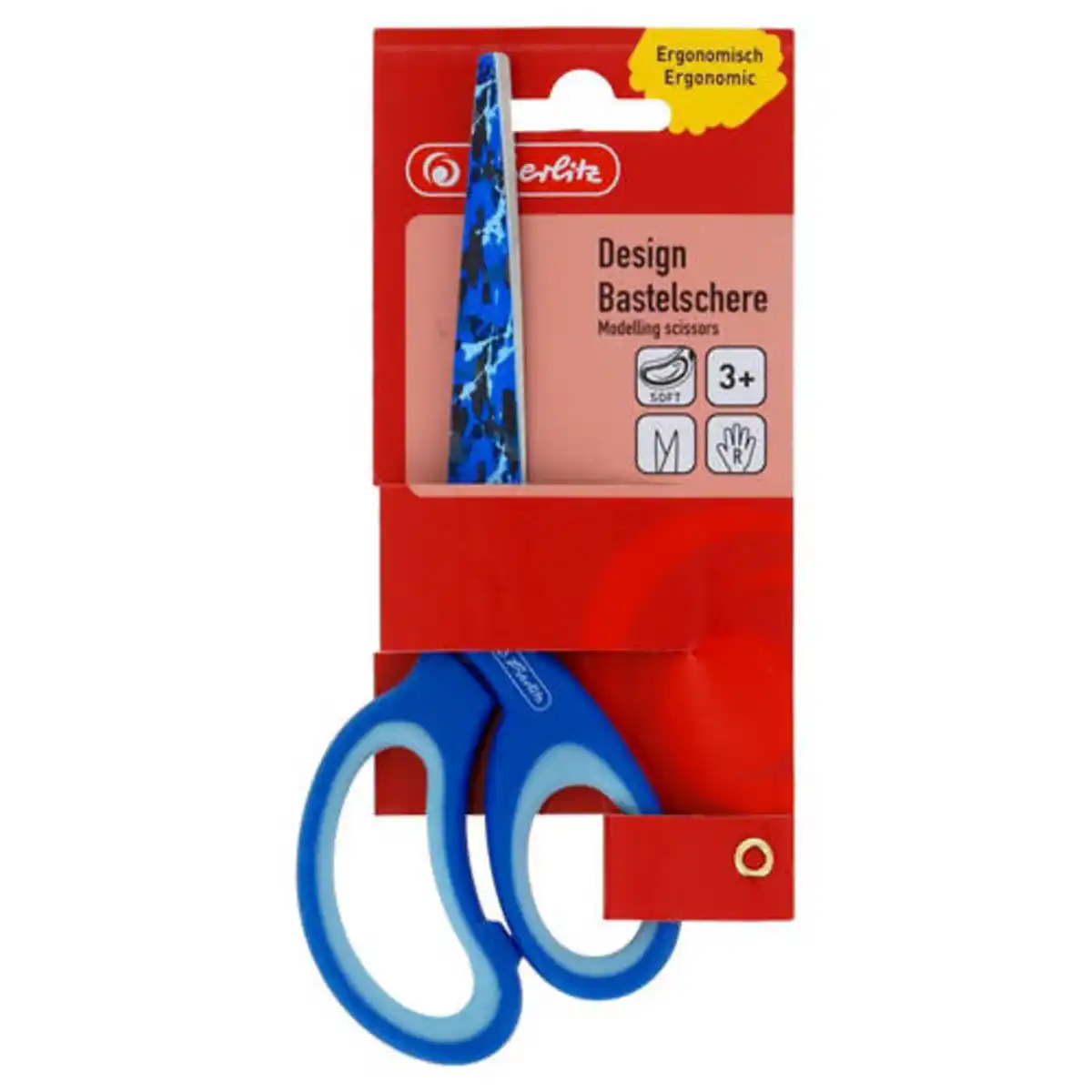 Bild 1 von HERLITZ Schreibwaren, Schere scharf, Blau