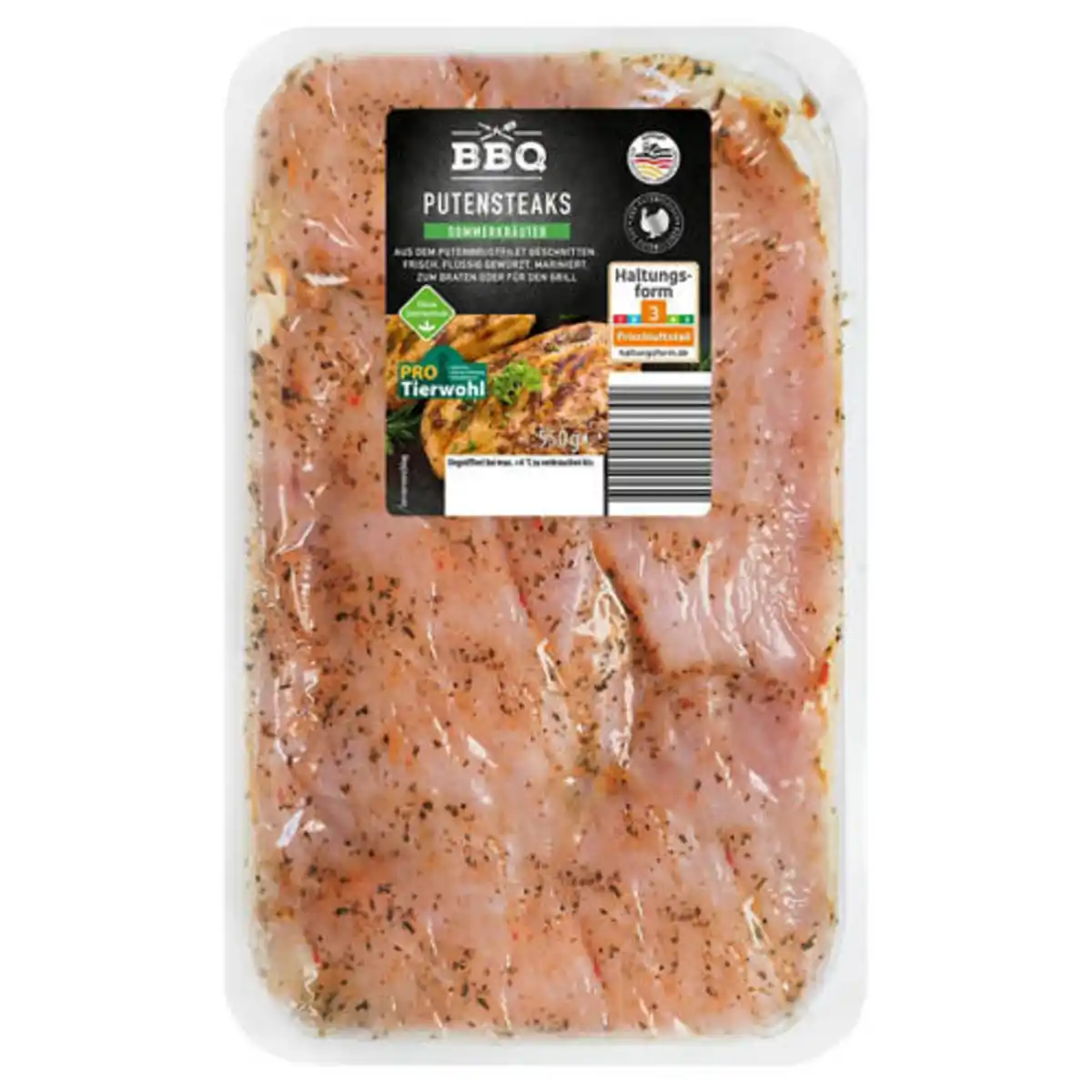 Bild 1 von BBQ Putensteak mariniert 550 g, Sommerkräuter