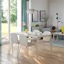 Bild 3 von SKÅLSTA Stuhl, Knäbäck beige/röhrenförmig. Metall/hell graubeige
