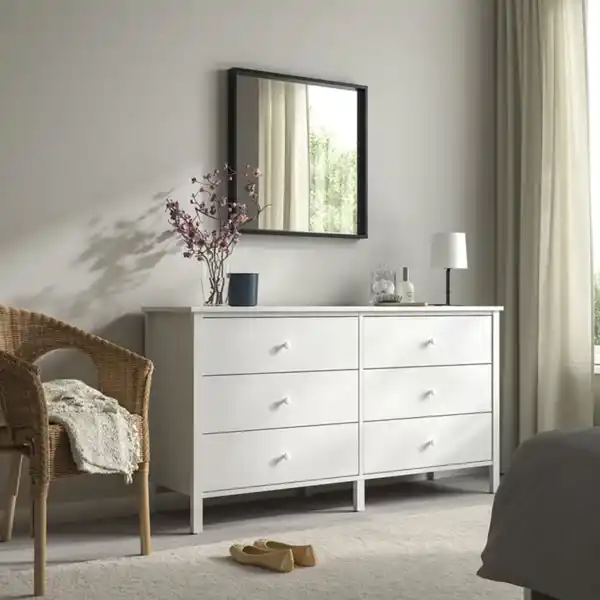 Bild 3 von KILBERGET Kommode mit 6 Schubladen, weiß, 144x78 cm