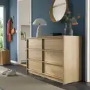 Bild 3 von ANKARUDDEN Kommode mit 6 Schubladen, mit 2 Innenschubladen/Eichenachbildung, 139x48x87 cm
