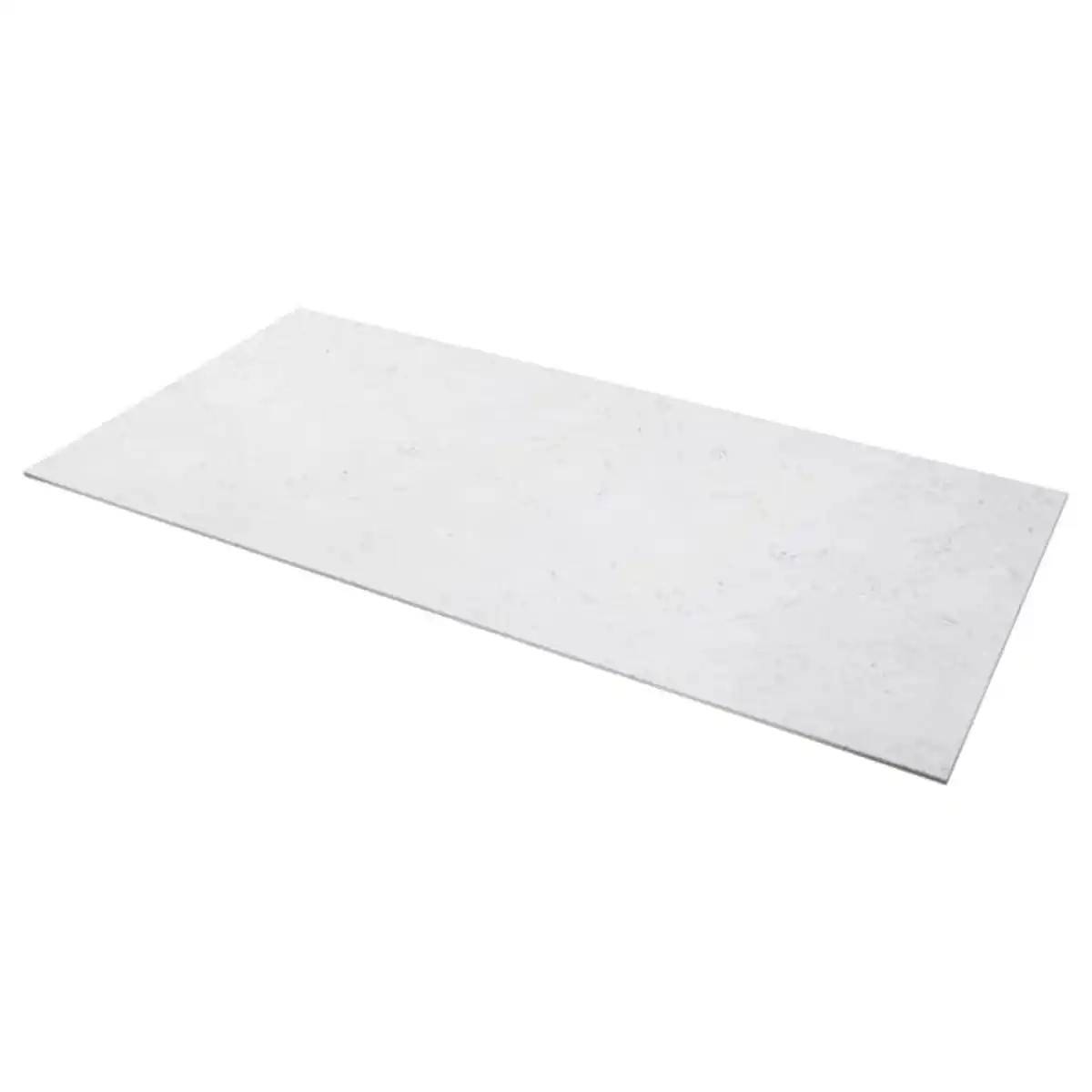 Bild 1 von LOCKEBO Maßarbeitsplatte, weiß/grau Steinmuster/Glaskomposit, 1 m²x2.0 cm