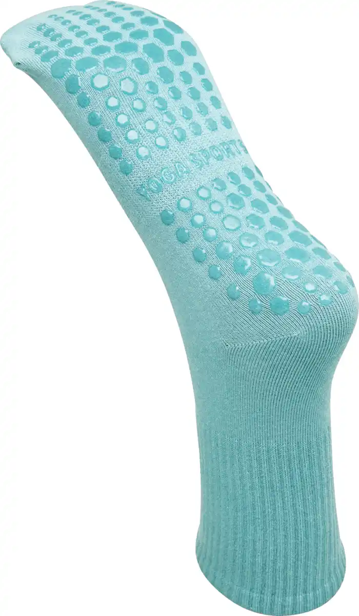 Bild 1 von IDEENWELT Yoga-Kurzschaftsocken türkis Gr. 35/38