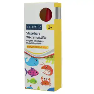 EXPERTIZ Malstifte oder Knete, Stapelbare Wachsmalstifte