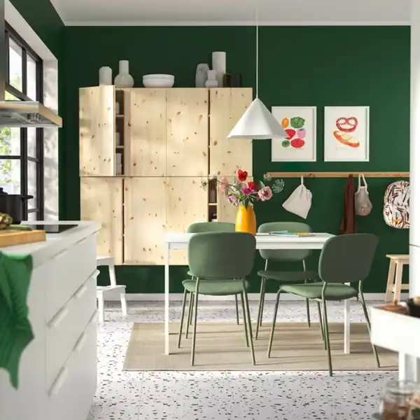 Bild 3 von VIHALS Ausziehtisch, weiß, 120/180x74 cm