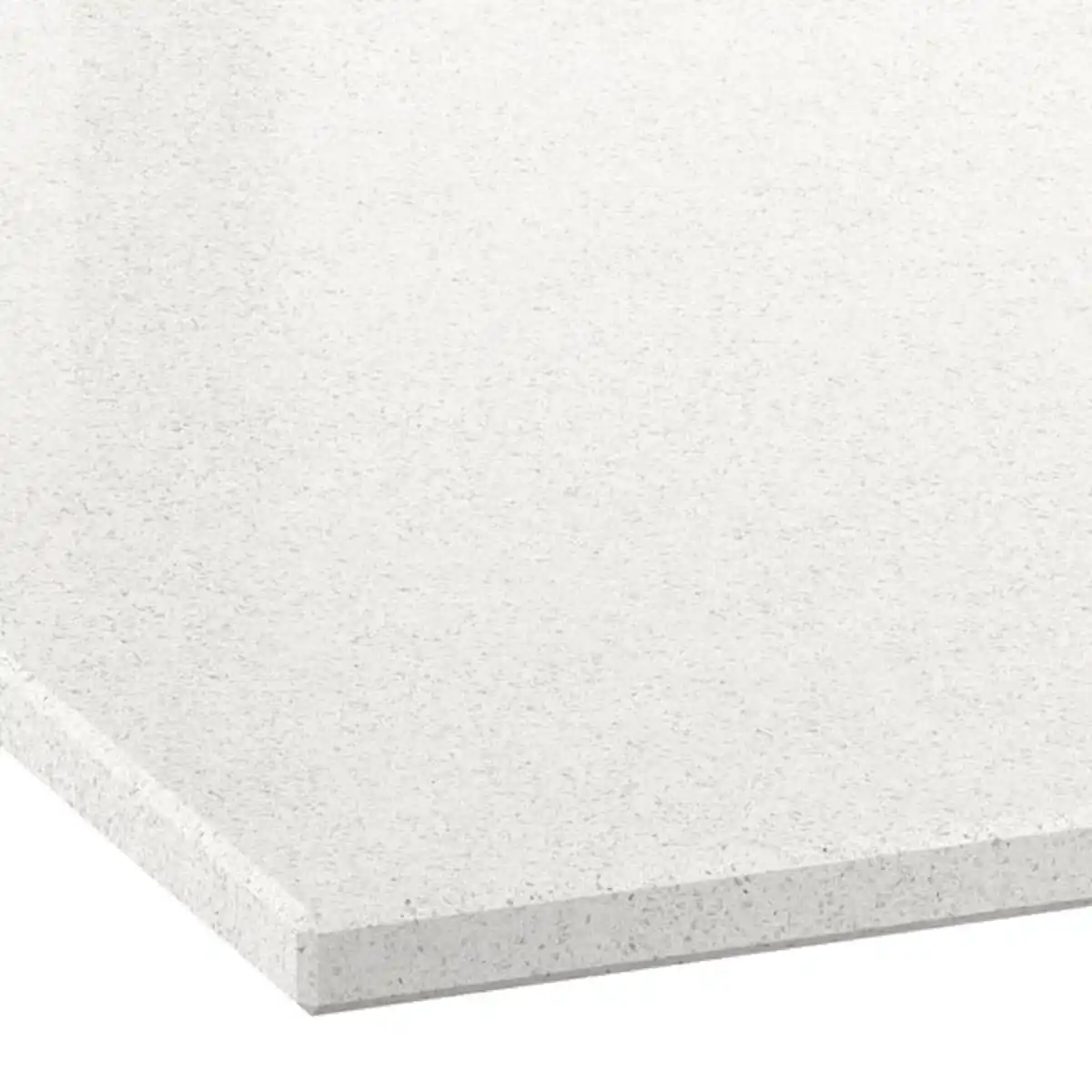 Bild 2 von LOCKEBO Maßarbeitsplatte, weiß Quarzmuster/Glaskomposit, 1 m²x2.0 cm