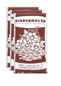3 Sack Rindenmulch 70 Liter