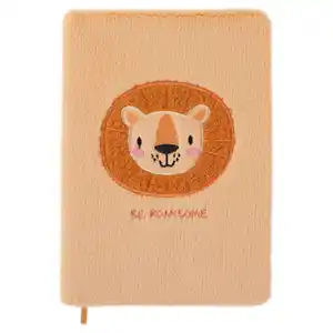 HOME CREATION Notizbuch und Federmäppchen, Notizbuch, Löwe
