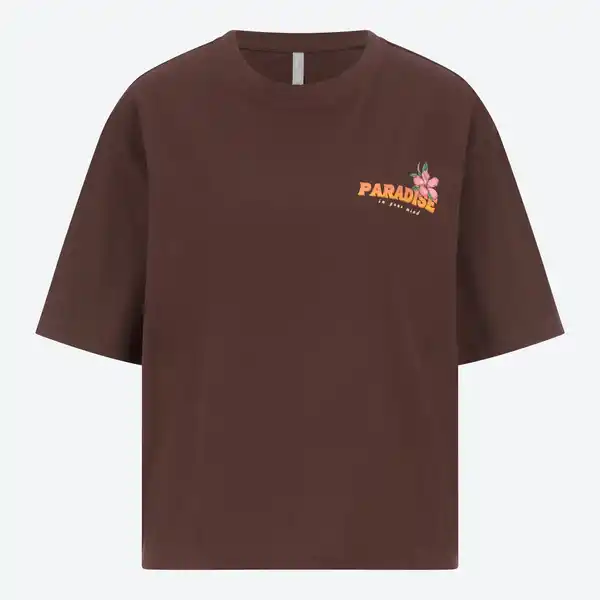 Bild 3 von Damen-T-Shirt mit Front- und Rückenprint