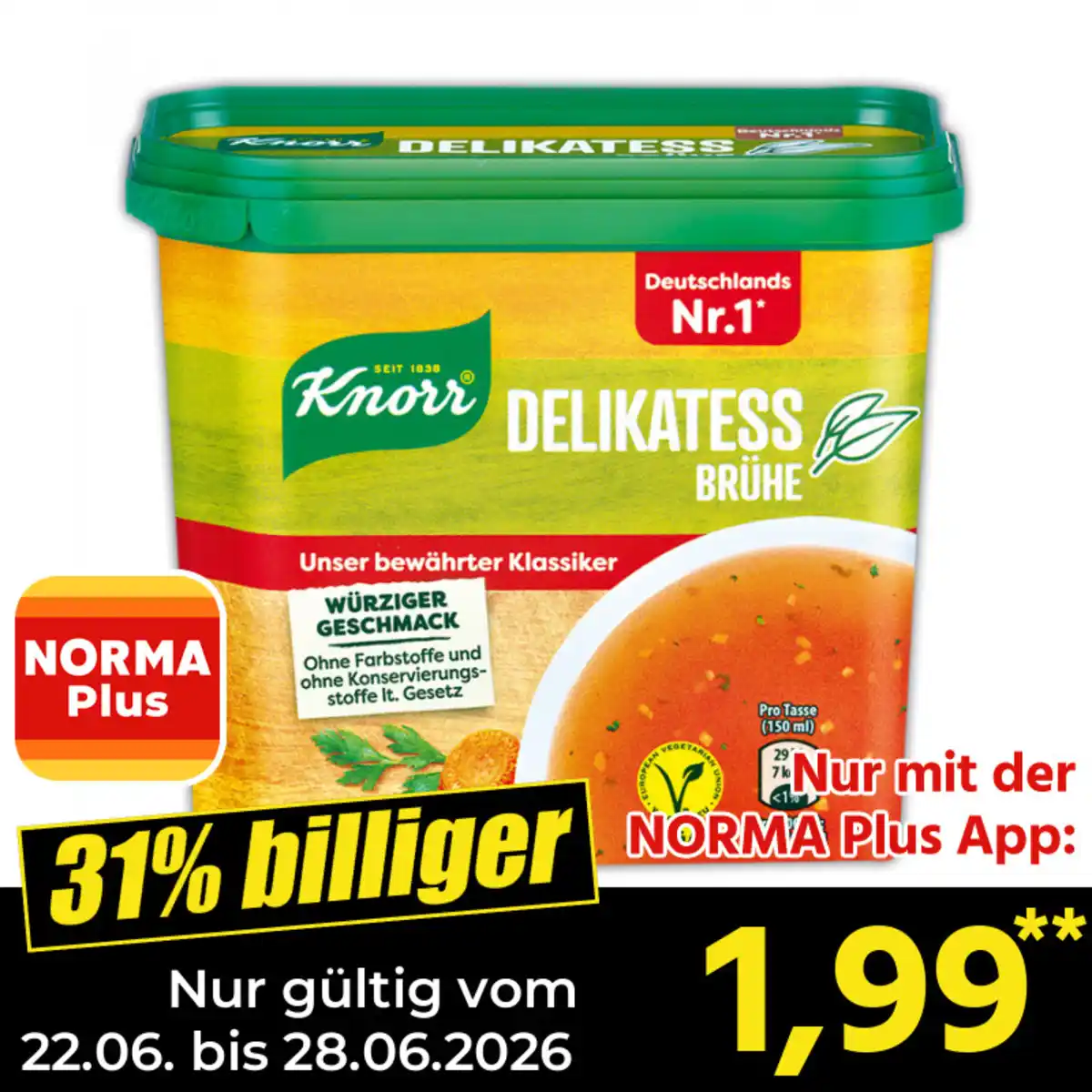 Bild 1 von Knorr Delikatess Brühe