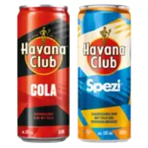 Havana Club Rum & Cola oder Spezi