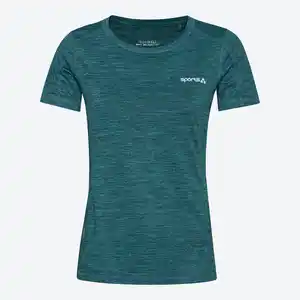 Damen-Funktions-T-Shirt in Melange-Optik