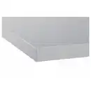 Bild 2 von SÄLJAN Maßarbeitsplatte, aluminiumfarben/Laminat, 63.6-125x3.8 cm