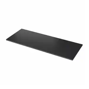EKBACKEN Maßarbeitsplatte, schwarz/Laminat, 45.1-63.5x2.8 cm