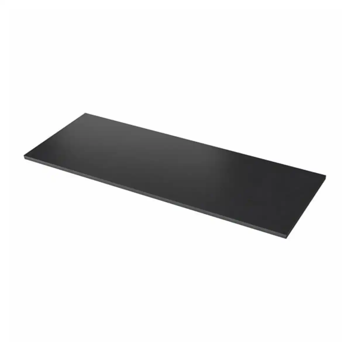 Bild 1 von EKBACKEN Maßarbeitsplatte, schwarz/Laminat, 45.1-63.5x2.8 cm