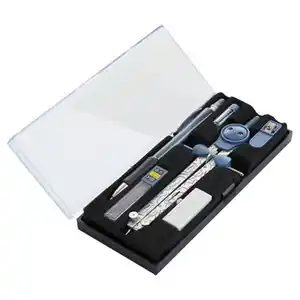 EXPERTIZ Zirkel- oder Geometrie-Set, Zirkel, Blau bedruckt