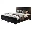 Bild 1 von Boxspringbett ROTTERDAM PLUS mit Taschenfederkernmatratze, ca. 180 x 200 cm – Schwarz