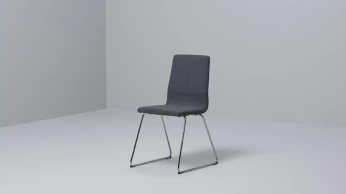 Bild 2 von LILLÅNÄS Stuhl, verchromt/Gunnared beige