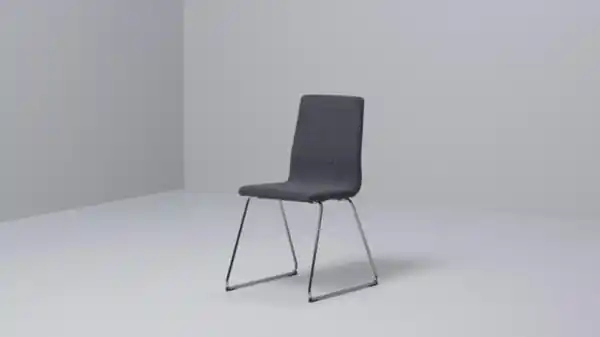 Bild 2 von LILLÅNÄS Stuhl, verchromt/Gunnared beige