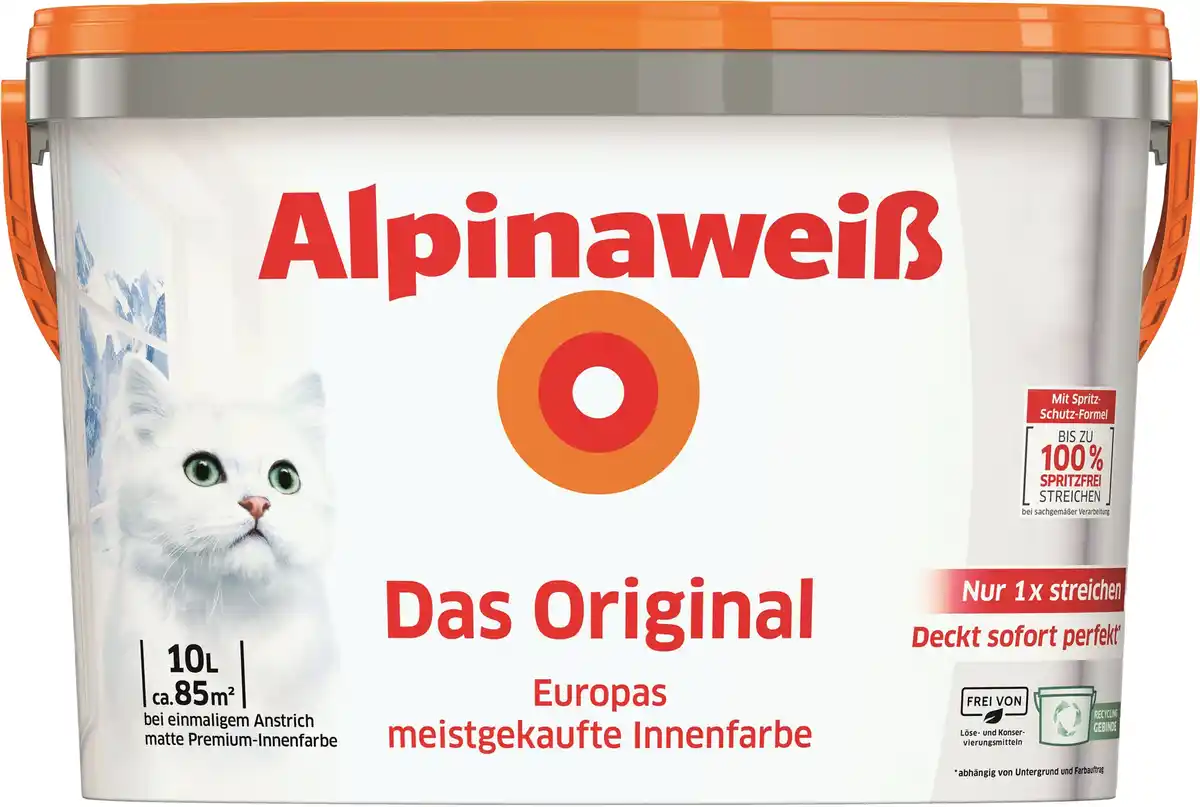 Bild 1 von Alpinaweiß Das Original 10 L matt